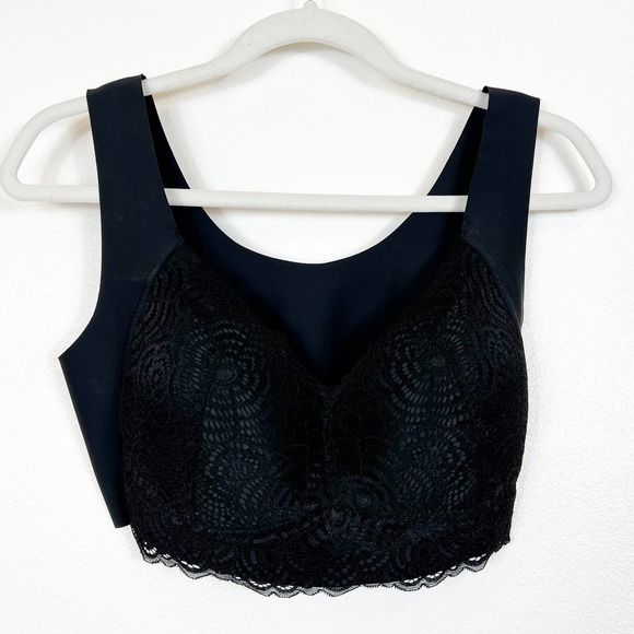 LaMuse Other - LaMuse Seamless Bra Black Lace Front Size 44